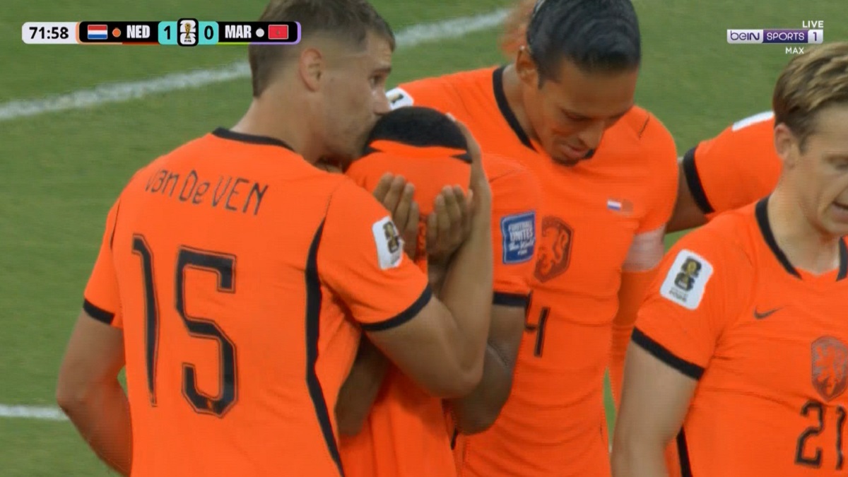 اهداف مباراة المغرب وهولندا في كأس العالم