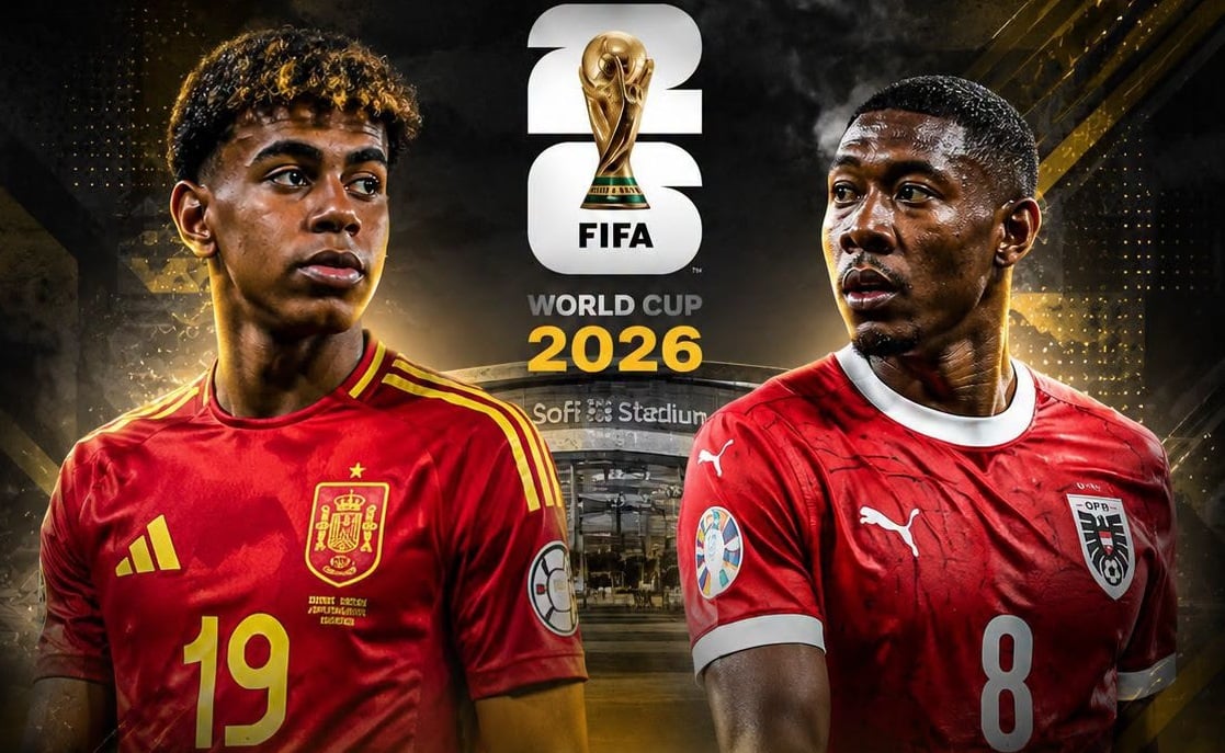 بث مباشر مباراة إسبانيا والنمسا في كأس العالم