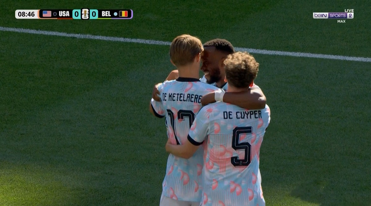 اهداف مباراة بلجيكا وامريكا في كأس العالم