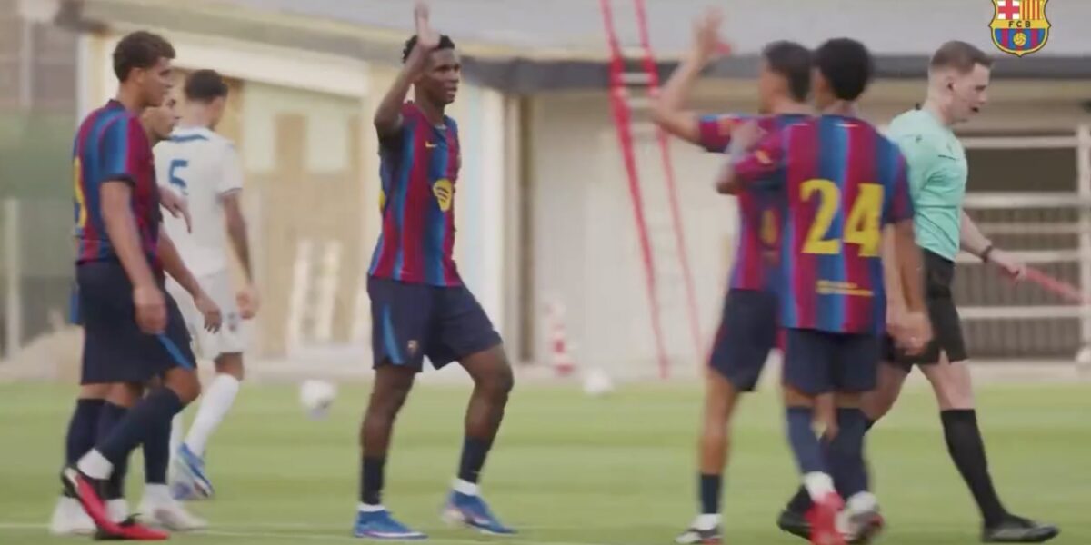 أهداف مباراة برشلونة ويوروبا (4-1) مباراة ودية