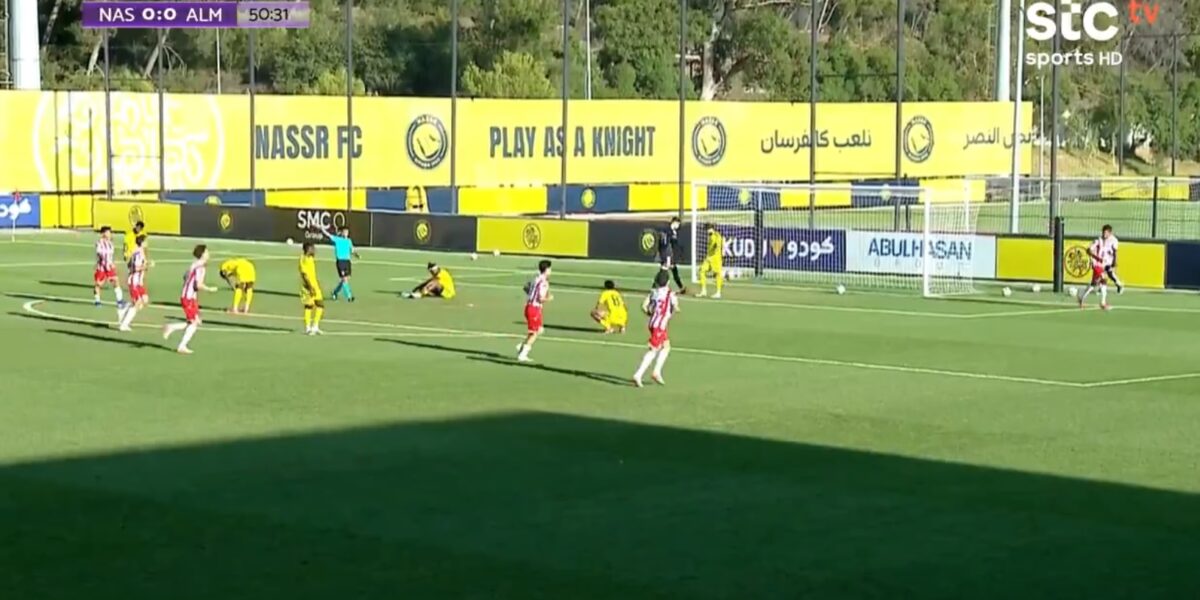اهداف مباراة النصر والميريا الودية