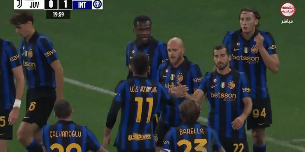 اهداف مباراة انتر ميلان ويوفنتوس الودية