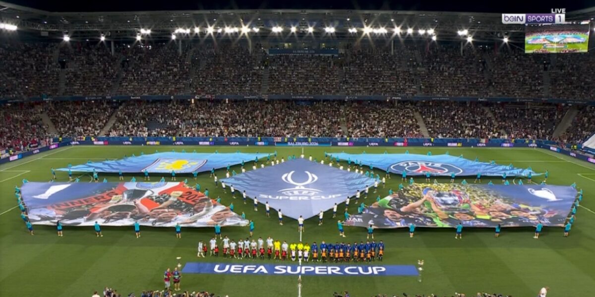 ملحص مباراة باريس سان جيرمان واستون فيلا (2-1) كأس السوبر الاوروبي