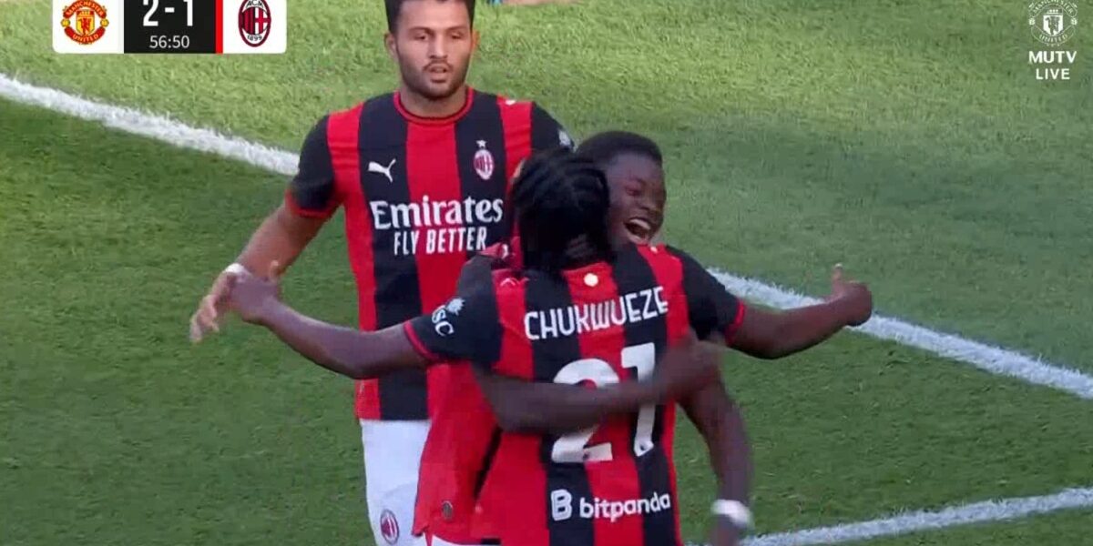 اهداف مباراة ميلان ومانشستر يونايتد (4-2) مباراة ودية