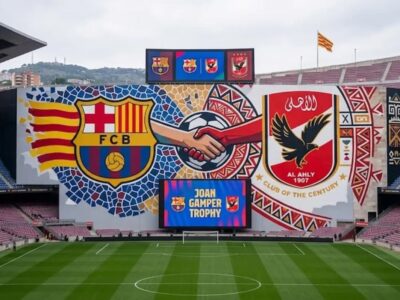 الأهلي وبرشلونة بث مباشر في بطولة كأس خوان جامبر
