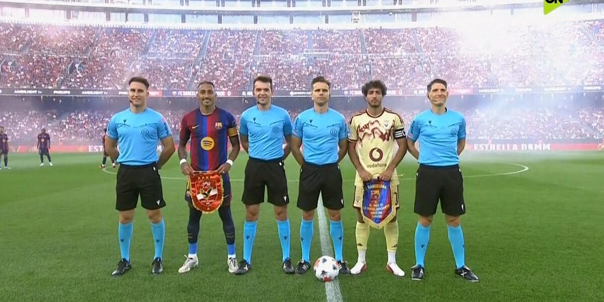 ملخص مباراة برشلونة والاهلي (2-1) كأس خوان جامبر