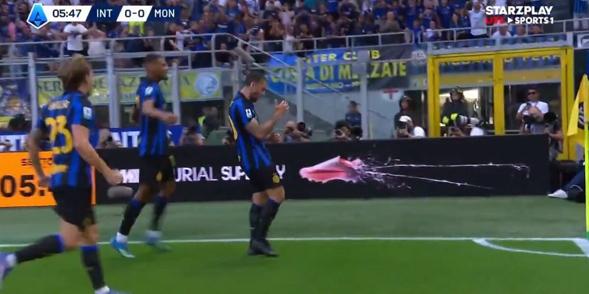 اهداف مباراة انتر ميلان ومونزا (4-1) الدوري الايطالي