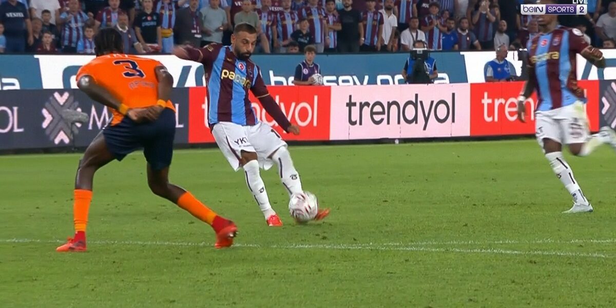 محمد صلاح كاد ان يسجل هدف رائع في مرمي باشاك شهير بالدوري التركي