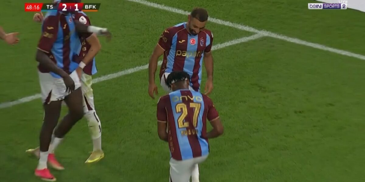 ملخص لمسات محمد صلاح في مباراة طرابزون وباشاك شهير  بالدوري التركي