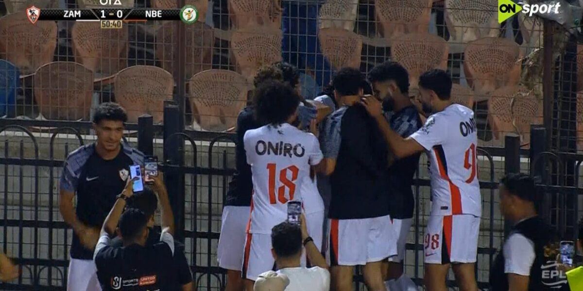 اهداف مباراة الزمالك والبنك الاهلي في الدوري المصري