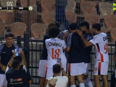 اهداف مباراة الزمالك والبنك الاهلي في الدوري المصري