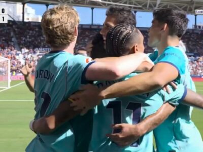 اهداف مباراة برشلونة وليفانتي في الدوري الاسباني