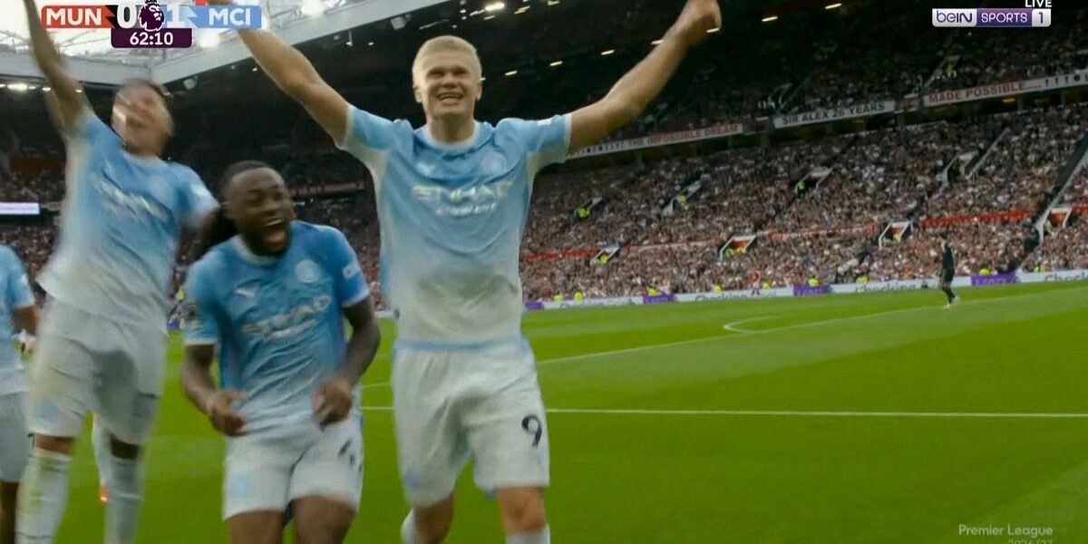 اهداف مباراة مانشستر سيتي ومانشستر يونايتد في الدوري الانجليزي